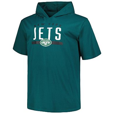 Men's Fanatics Green New York Jets Big & Tall Hoodie T-Shirt