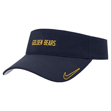 Men's Nike Navy Cal Bears 2024 Sideline Ace Performance Adjustable Visor