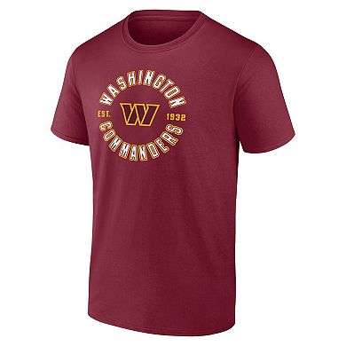 Men's Fanatics Washington Commanders Serve T-Shirt Combo Pack