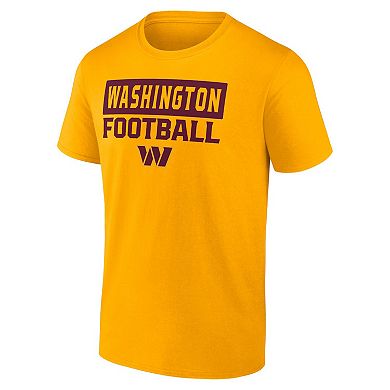 Men's Fanatics Washington Commanders Serve T-Shirt Combo Pack