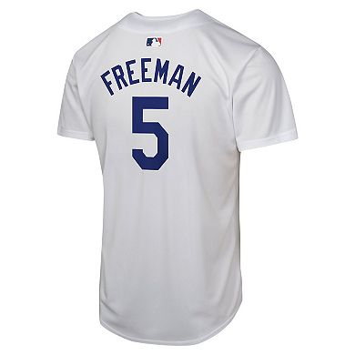 Youth Nike Freddie Freeman White Los Angeles Dodgers Home Game Player Jersey