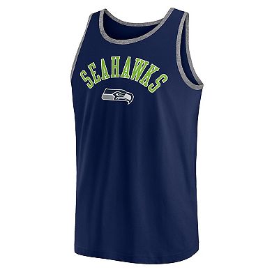 Men's Fanatics College Navy Seattle Seahawks Bet Tank Top