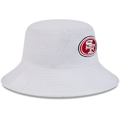 Youth New Era White San Francisco 49ers 2024 NFL Training Camp Bucket Hat