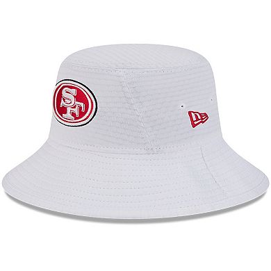 Youth New Era White San Francisco 49ers 2024 NFL Training Camp Bucket Hat