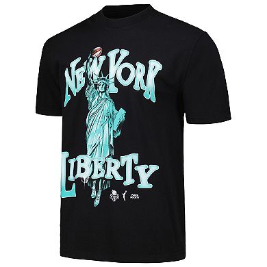 Unisex Playa Society Black New York Liberty Team T-Shirt