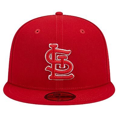 Men's New Era Red St. Louis Cardinals Logo 59FIFTY Fitted Hat