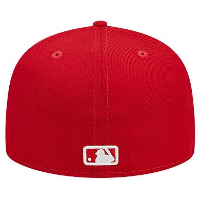 Men's New Era Red St. Louis Cardinals Logo 59FIFTY Fitted Hat