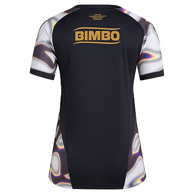 Women's adidas Black Philadelphia Union 2024 Pride Pre-Match Top