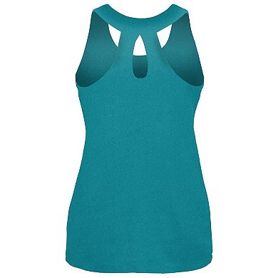 Women's New Era Aqua Miami Dolphins 2024 NFL Training Camp Tank Top