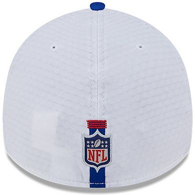 Men's New Era White/Royal Buffalo Bills 2024 NFL Training Camp 39THIRTY Flex Hat