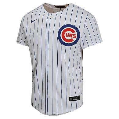 Youth Nike Dansby Swanson White Chicago Cubs Home Game Player Jersey