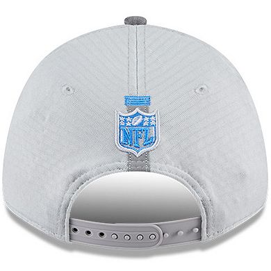 Men's New Era Gray Los Angeles Chargers 2024 NFL Training Camp 9FORTY Adjustable Hat