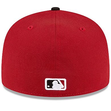 Men's New Era  Red/Black Arizona Diamondbacks Home Authentic Collection On-Field 59FIFTY Fitted Hat