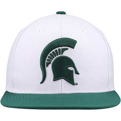 Men's Mitchell & Ness White/Green Michigan State Spartans 2-Tone 2.0 Snapback Hat