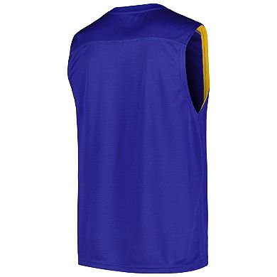 Men's Fanatics Royal Golden State Warriors Birdseye Muscle Tank Top