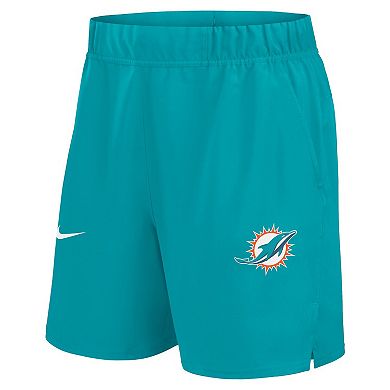 Men's Nike Aqua Miami Dolphins Blitz Victory Performance Shorts