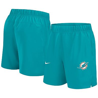 Men's Nike Aqua Miami Dolphins Blitz Victory Performance Shorts