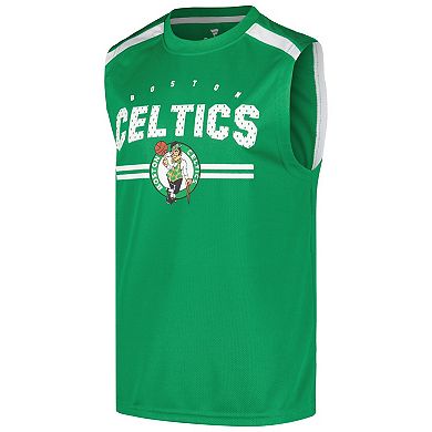 Men's Fanatics Kelly Green Boston Celtics Birdseye Muscle Tank Top