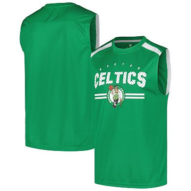 Men's Fanatics Kelly Green Boston Celtics Birdseye Muscle Tank Top