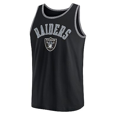 Men's Fanatics Black Las Vegas Raiders Bet Tank Top