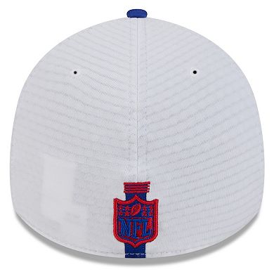 Men's New Era White/Royal Buffalo Bills 2024 NFL Training Camp 39THIRTY Flex Hat