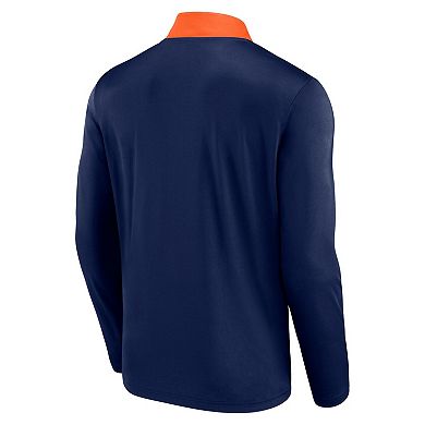 Men's Fanatics Navy Houston Astros Unstoppable Quarter-Zip Top