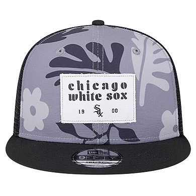 Men's New Era Black Chicago White Sox Bikini Bottom Trucker 9FIFTY Snapback Hat