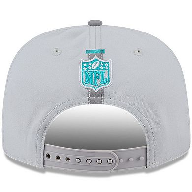 Men's New Era Gray Miami Dolphins 2024 NFL Training Camp Golfer Snapback Hat