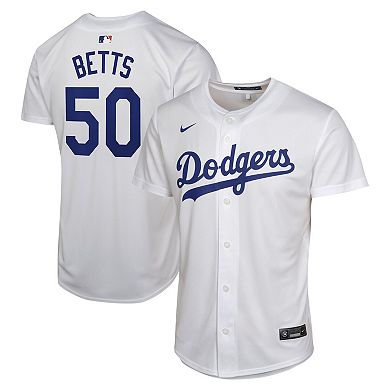 Youth Nike Mookie Betts White Los Angeles Dodgers Home Game Player Jersey