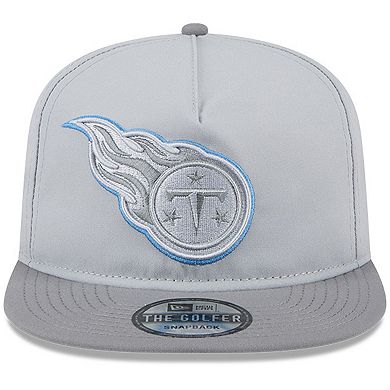 Men's New Era Gray Tennessee Titans 2024 NFL Training Camp Golfer Snapback Hat