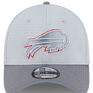 Men's New Era Gray Buffalo Bills 2024 NFL Training Camp 39THIRTY Flex Hat