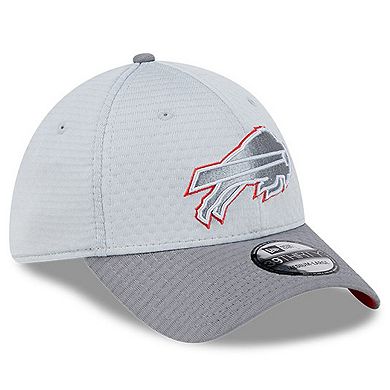 Men's New Era Gray Buffalo Bills 2024 NFL Training Camp 39THIRTY Flex Hat