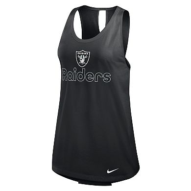 Women's Nike Black Las Vegas Raiders  Performance Tank Top