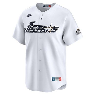 Men's Nike Jeff Bagwell White Houston Astros Throwback Cooperstown Collection Limited Jersey