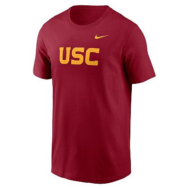 Men's Nike Cardinal USC Trojans Primetime Evergreen Wordmark T-Shirt