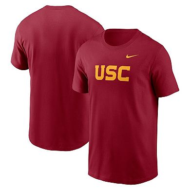 Men's Nike Cardinal USC Trojans Primetime Evergreen Wordmark T-Shirt