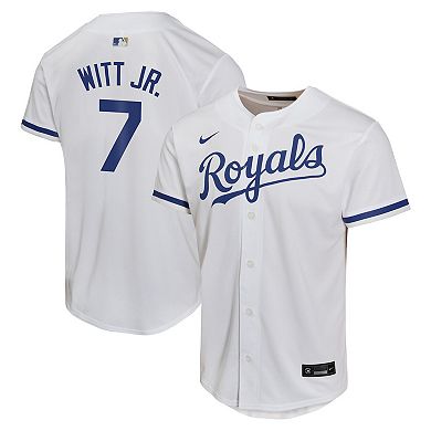 Youth Nike Bobby Witt Jr. White Kansas City Royals Home Game Player Jersey