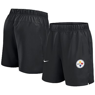 Men's Nike Black Pittsburgh Steelers Blitz Victory Performance Shorts