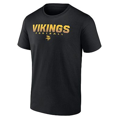 Men's Fanatics Heather Black Minnesota Vikings Utility Player T-Shirt