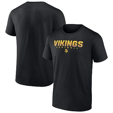 Men's Fanatics Heather Black Minnesota Vikings Utility Player T-Shirt