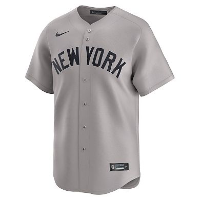 Men's Nike Aaron Judge Gray New York Yankees Away Limited Player Jersey