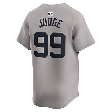 Men's Nike Aaron Judge Gray New York Yankees Away Limited Player Jersey