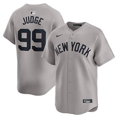 Men's Nike Aaron Judge Gray New York Yankees Away Limited Player Jersey