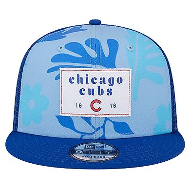 Men's New Era Royal Chicago Cubs Bikini Bottom Trucker 9FIFTY Snapback Hat