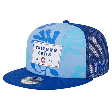 Men's New Era Royal Chicago Cubs Bikini Bottom Trucker 9FIFTY Snapback Hat