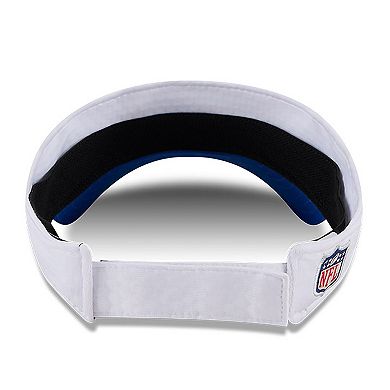 Men's New Era White/Royal Buffalo Bills 2024 NFL Training Camp Adjustable Visor