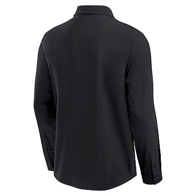 Men's Fanatics Black St. Louis Cardinals Front Office Long Sleeve Button-Up Shirt