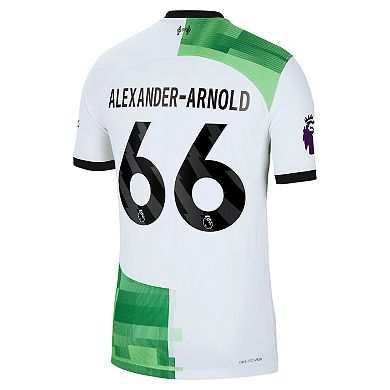 Men's Nike Trent Alexander-Arnold White Liverpool 2023/24 Away Authentic Player Jersey