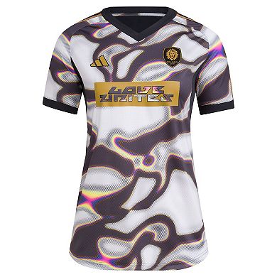 Women's adidas Black Orlando City SC 2024 Pride Pre-Match Top