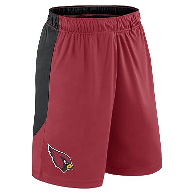 Men's Fanatics Cardinal/Black Arizona Cardinals Go Hard Shorts